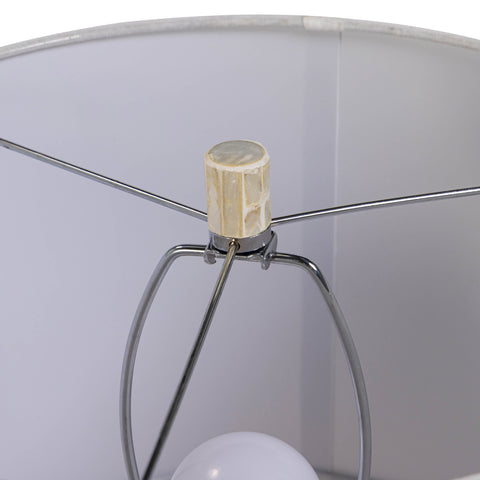 Beatrice Monaco Pink Ribbon Capiz Shell Table Lamp - image 7