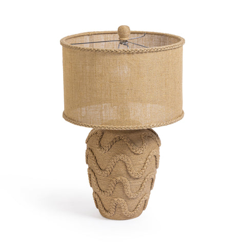 Genevieve Beaumont Natural Bamboo Jute Table Lamp - image 4