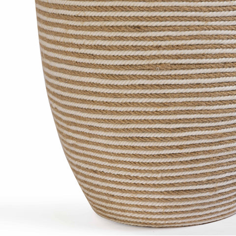 Florence Valois Natural Jute and Cotton Table Lamp - image 4