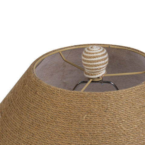 Florence Valois Natural Jute and Cotton Table Lamp - image 5
