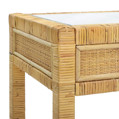 Arielle Bellamy 47" Woven Rattan Desk - image 5