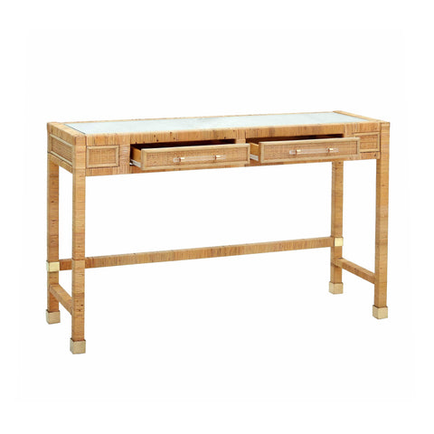 Collins Natural Rattan Desk