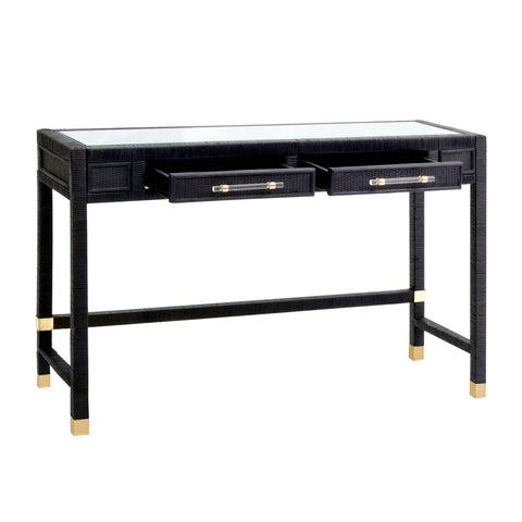 Arielle Bellamy 47" Woven Rattan Desk - image 4