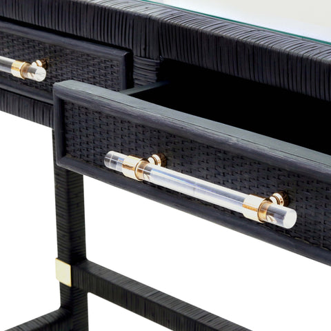 Arielle Bellamy 47" Woven Rattan Desk - image 5