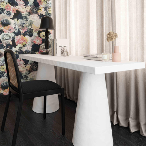 Aurelia Devereux 68.5" Desk in Faux Plaster - image 2