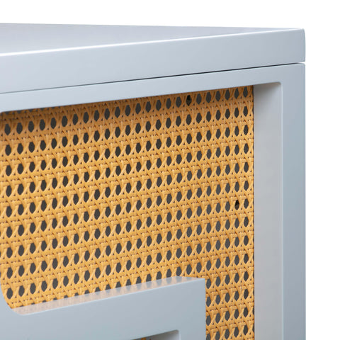 Arielle Valois 62" Rattan Executive Desk With Drawer - image 6