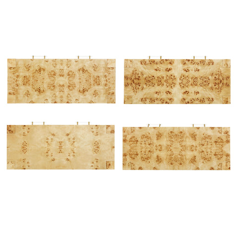 Valentina Capri 48" Burl 2-Drawer Work Desk - image 7