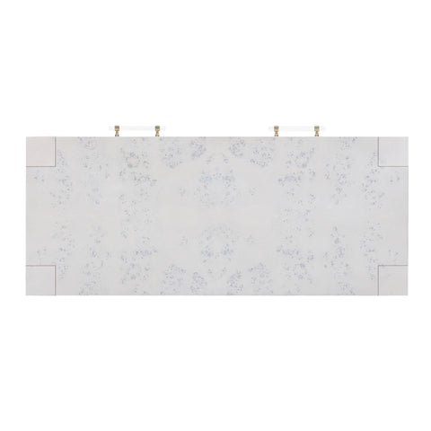 Vanessa White Burl Work Desk