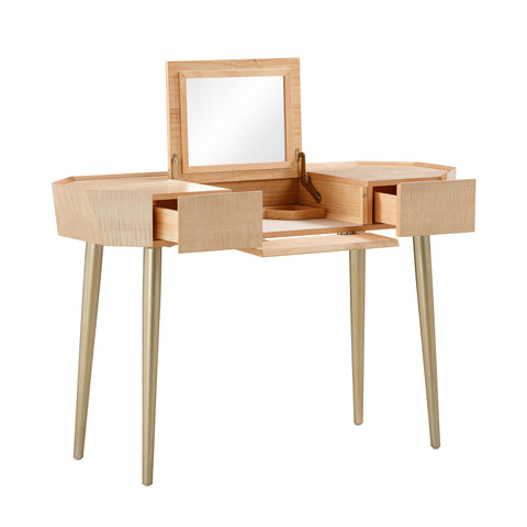 Mariana Natural Maple Vanity Desk