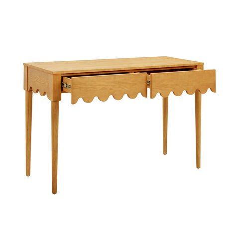 Chakka Natural Ash 2-Drawer Desk