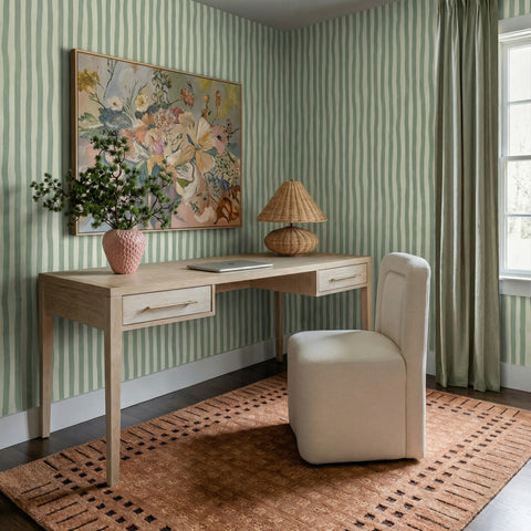 Margaux Devereux Performance Velvet Rolling Desk Chair - image 2