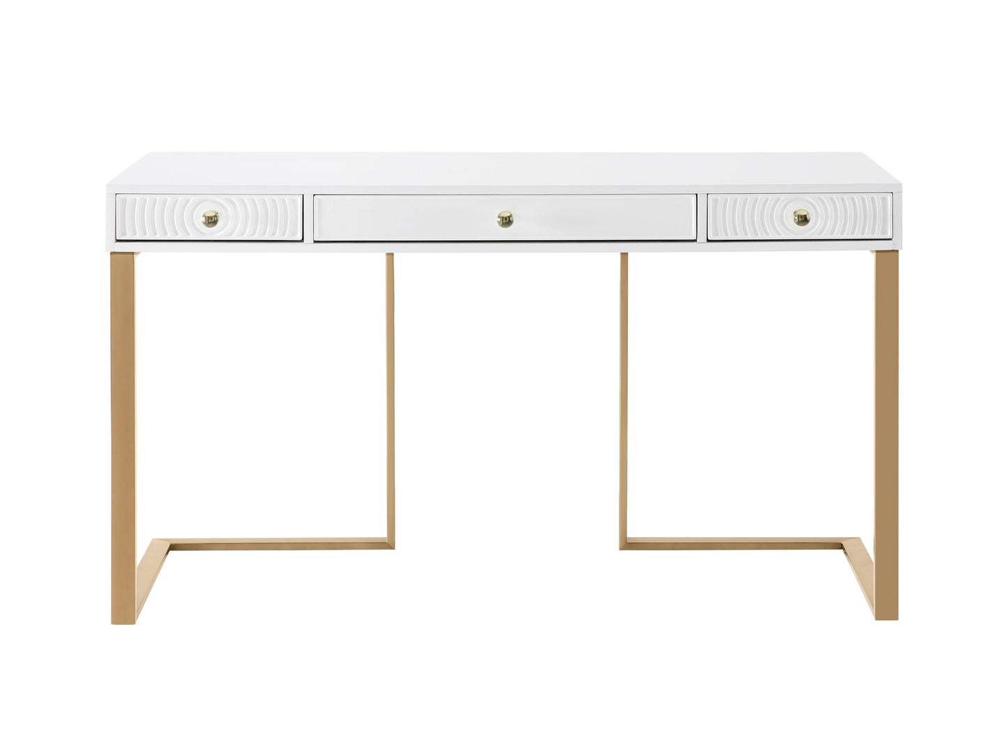 cassandra white lacquer desk