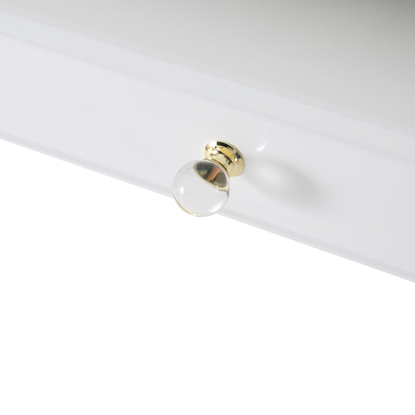 cassandra white lacquer desk