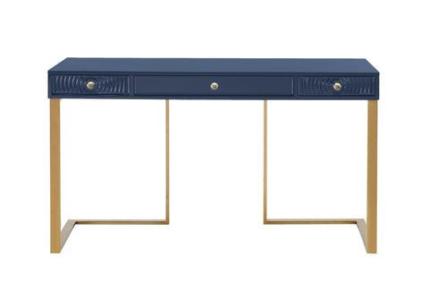 Cassandra Blue Lacquer Desk