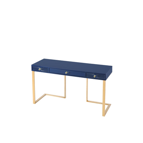 Cassandra Blue Lacquer Desk