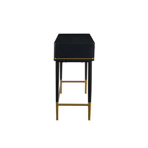 Klaryss Two Drawer Black Desk