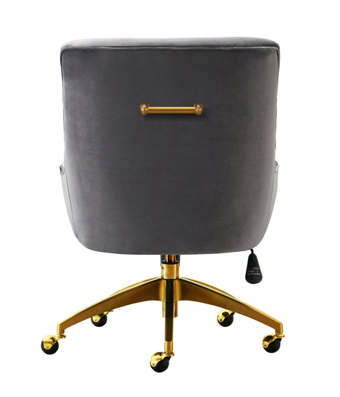 Solene Beaumont Performance Velvet Office Swivel Chair - image 5