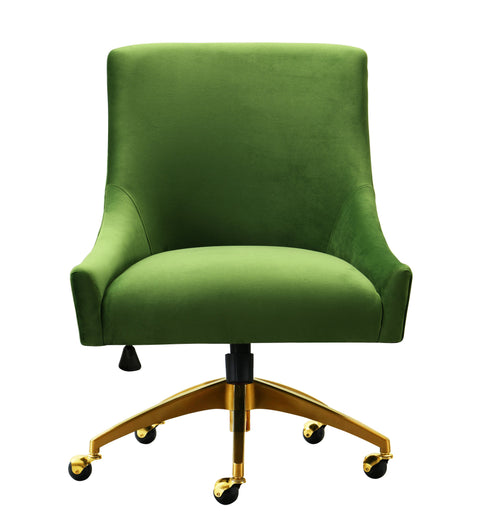 Solene Beaumont Performance Velvet Office Swivel Chair - image 1