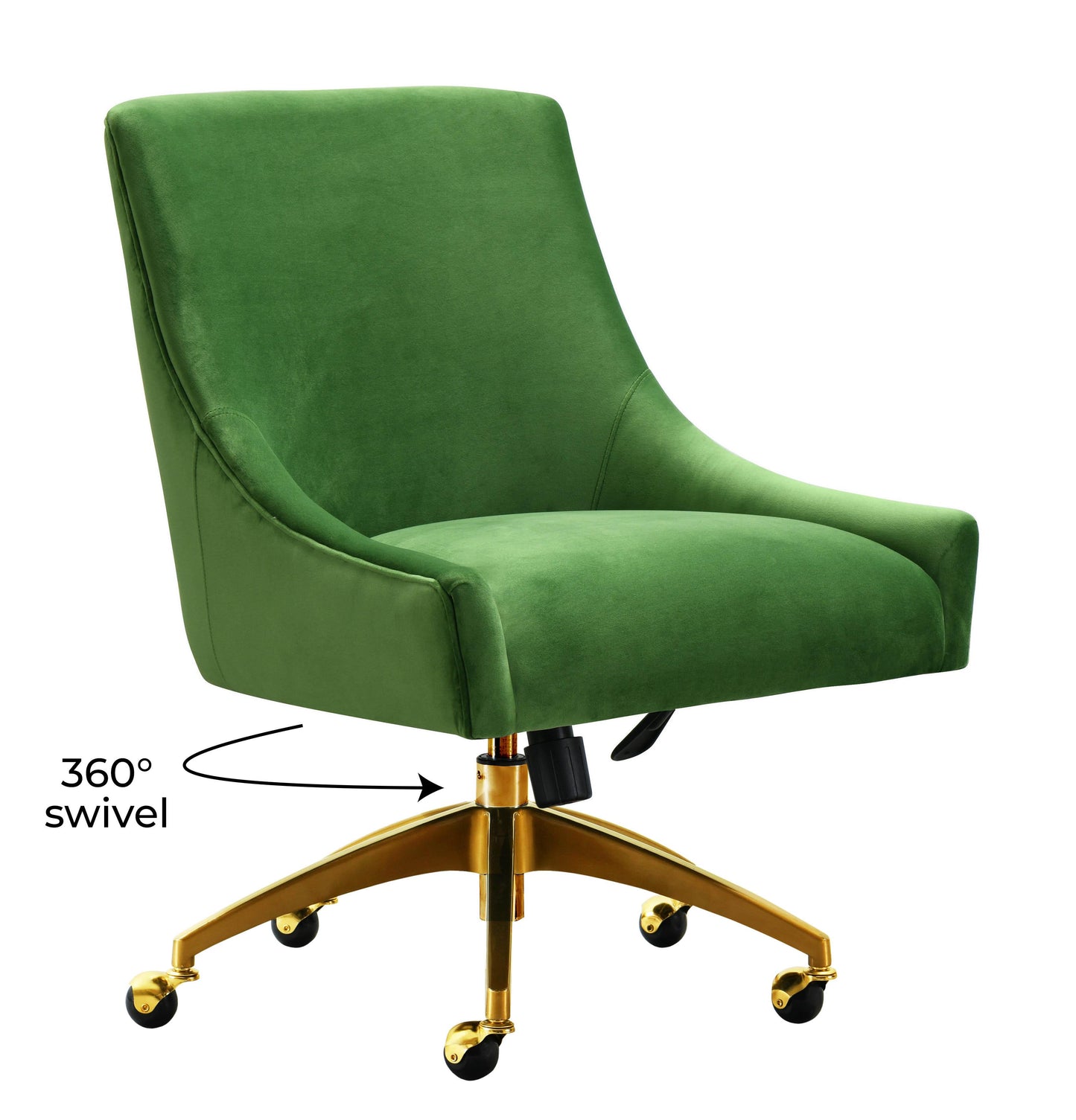 lyrical green office swivel chair