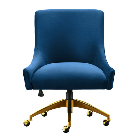 Solene Beaumont Performance Velvet Office Swivel Chair - image 1