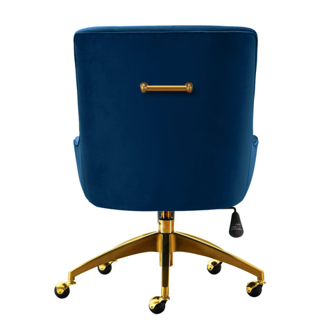 Solene Beaumont Performance Velvet Office Swivel Chair - image 4