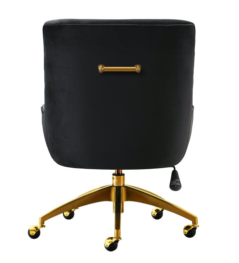 Solene Beaumont Performance Velvet Office Swivel Chair - image 4