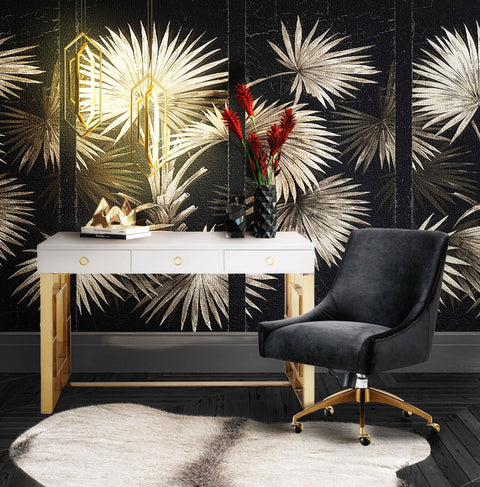 Solene Beaumont Performance Velvet Office Swivel Chair - image 2