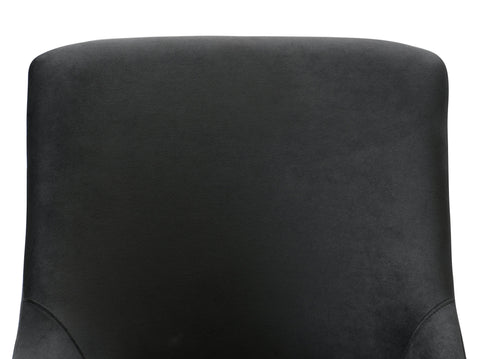 Lyrical Black Office Swivel Chair