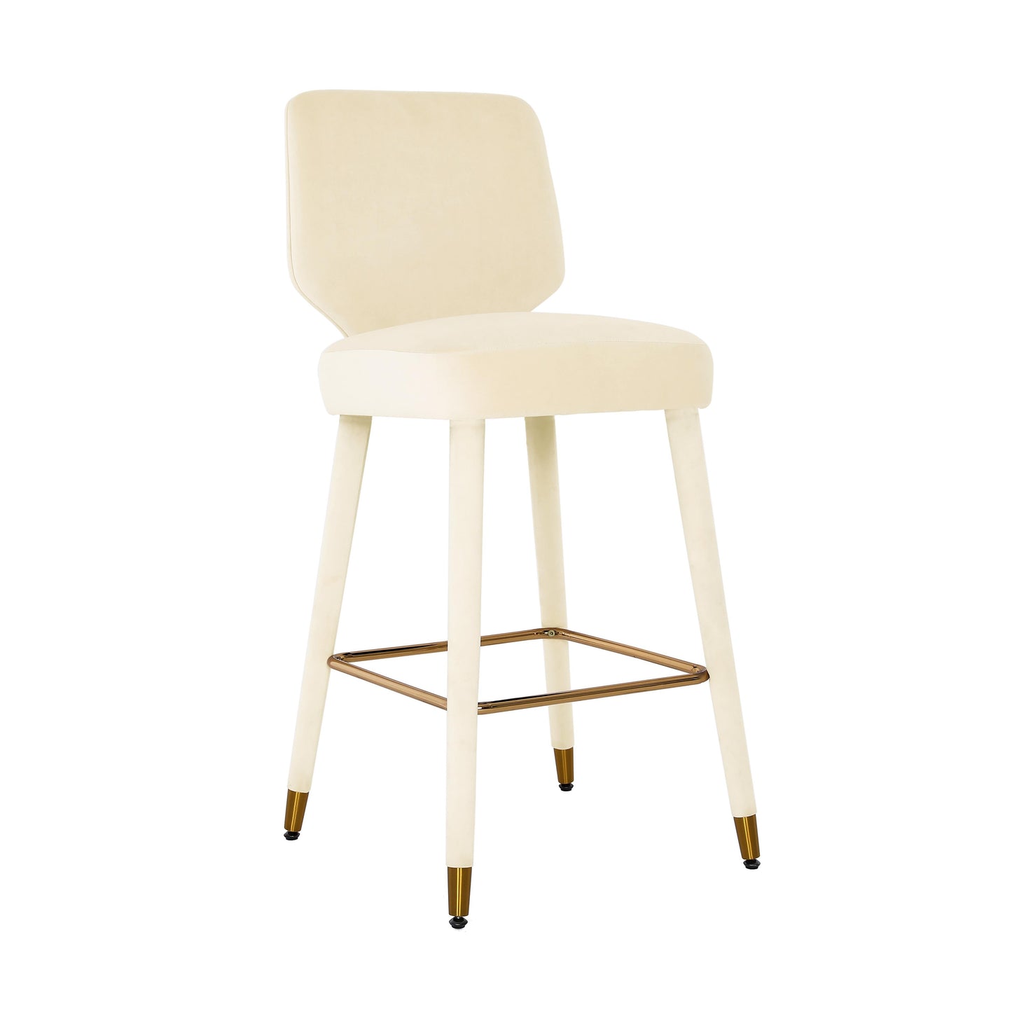 desiree cream velvet bar stool