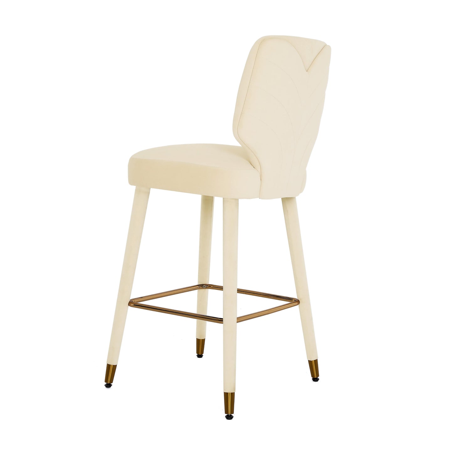 desiree cream velvet bar stool