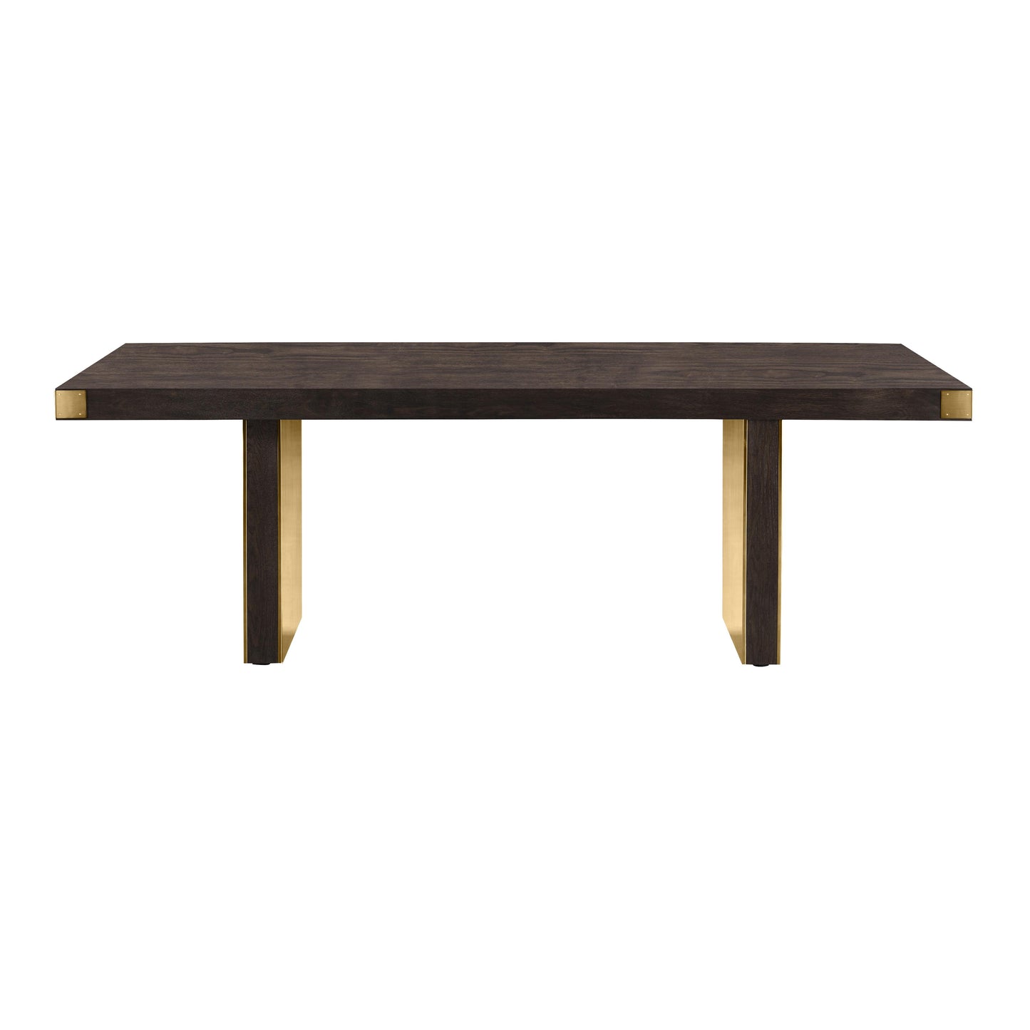 akola chocolate brown ash dining table