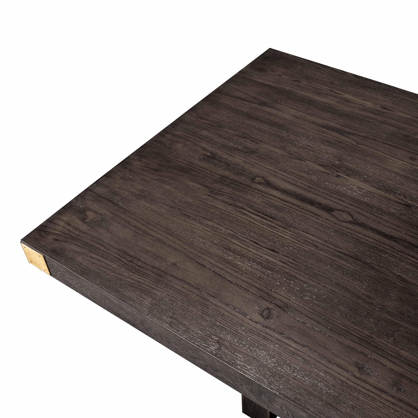 akola chocolate brown ash dining table