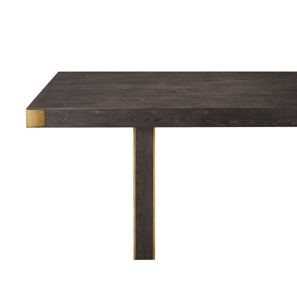 Akola Chocolate Brown Ash Dining Table