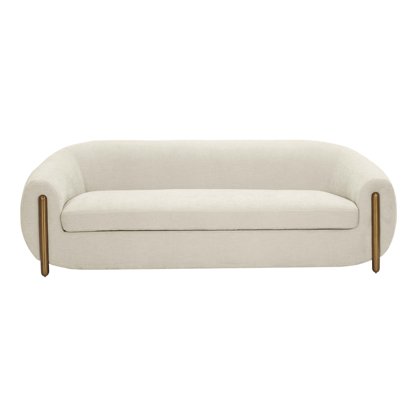 atrani cream textured linen sofa