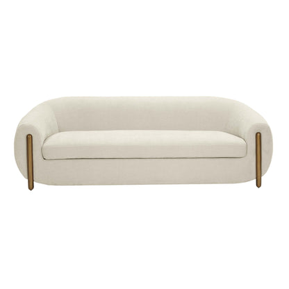 Atrani Cream Textured Linen Sofa