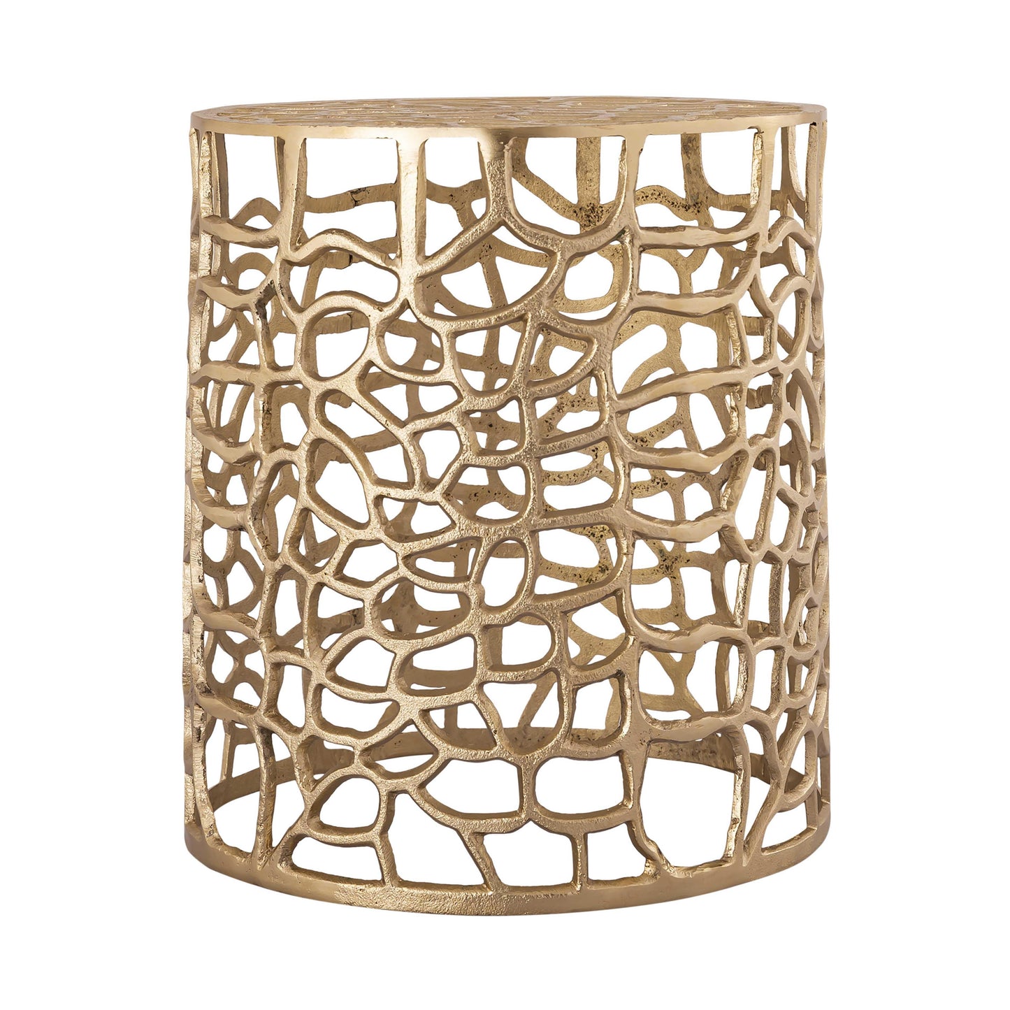 souk gold side table