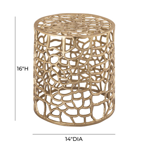 Souk Gold Side Table