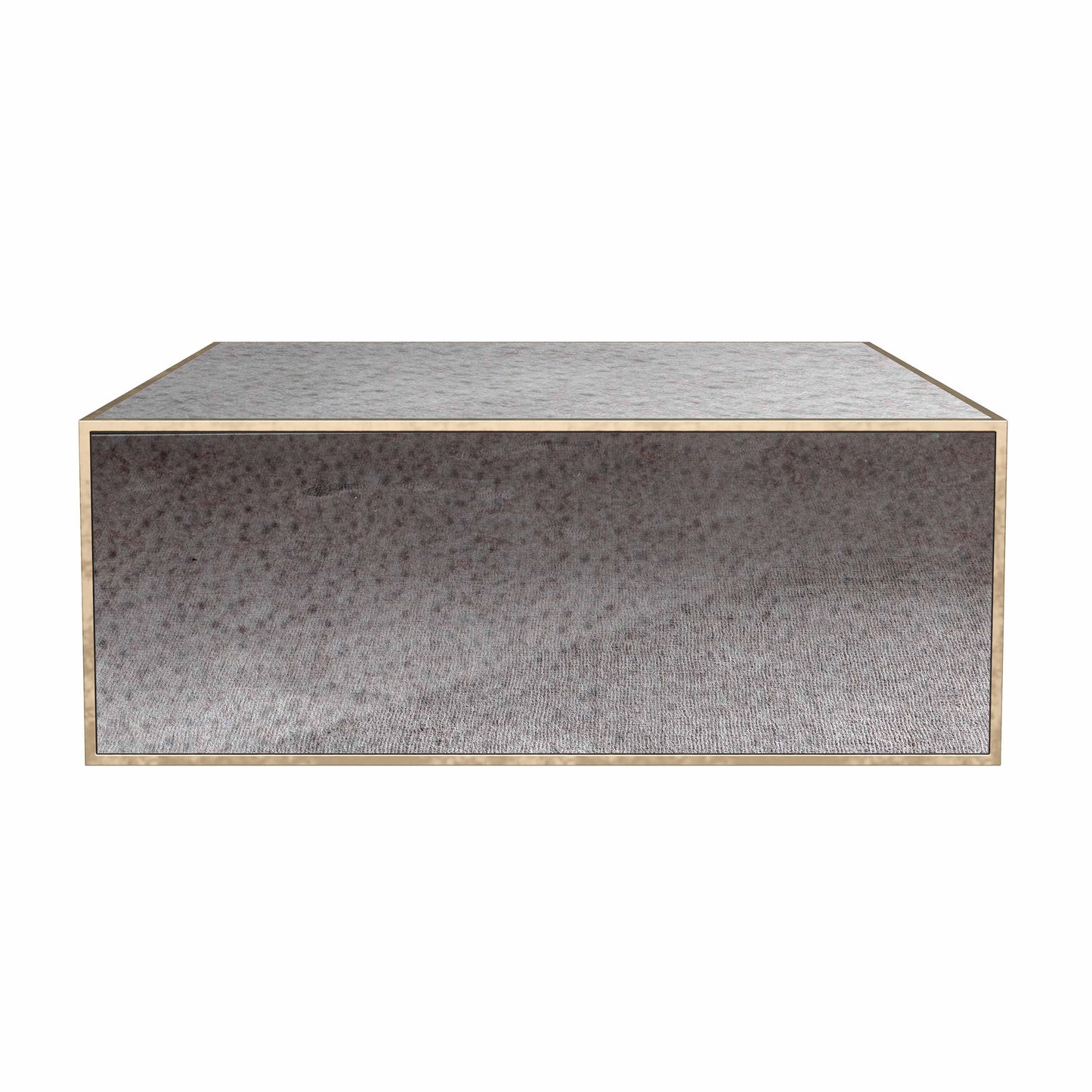 serena mirrored large coffee table