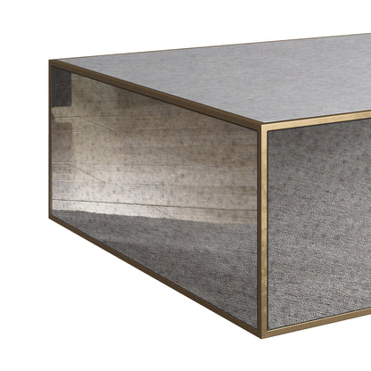 Serena Mirrored Large Coffee Table