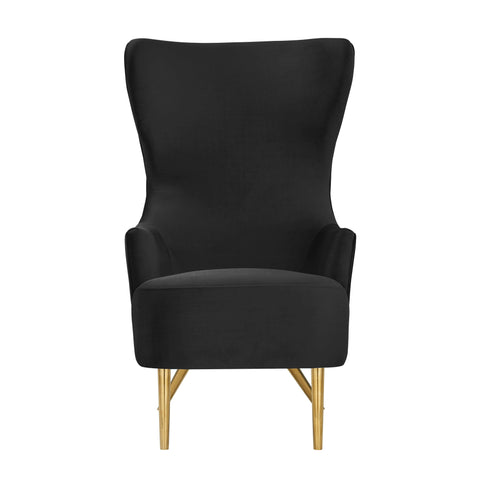 Florence Marais Julia Performance Velvet Wingback Accent Chair by Inspire Me! Home Decor - image 3