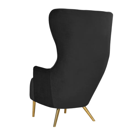 Florence Marais Julia Performance Velvet Wingback Accent Chair by Inspire Me! Home Decor - image 4