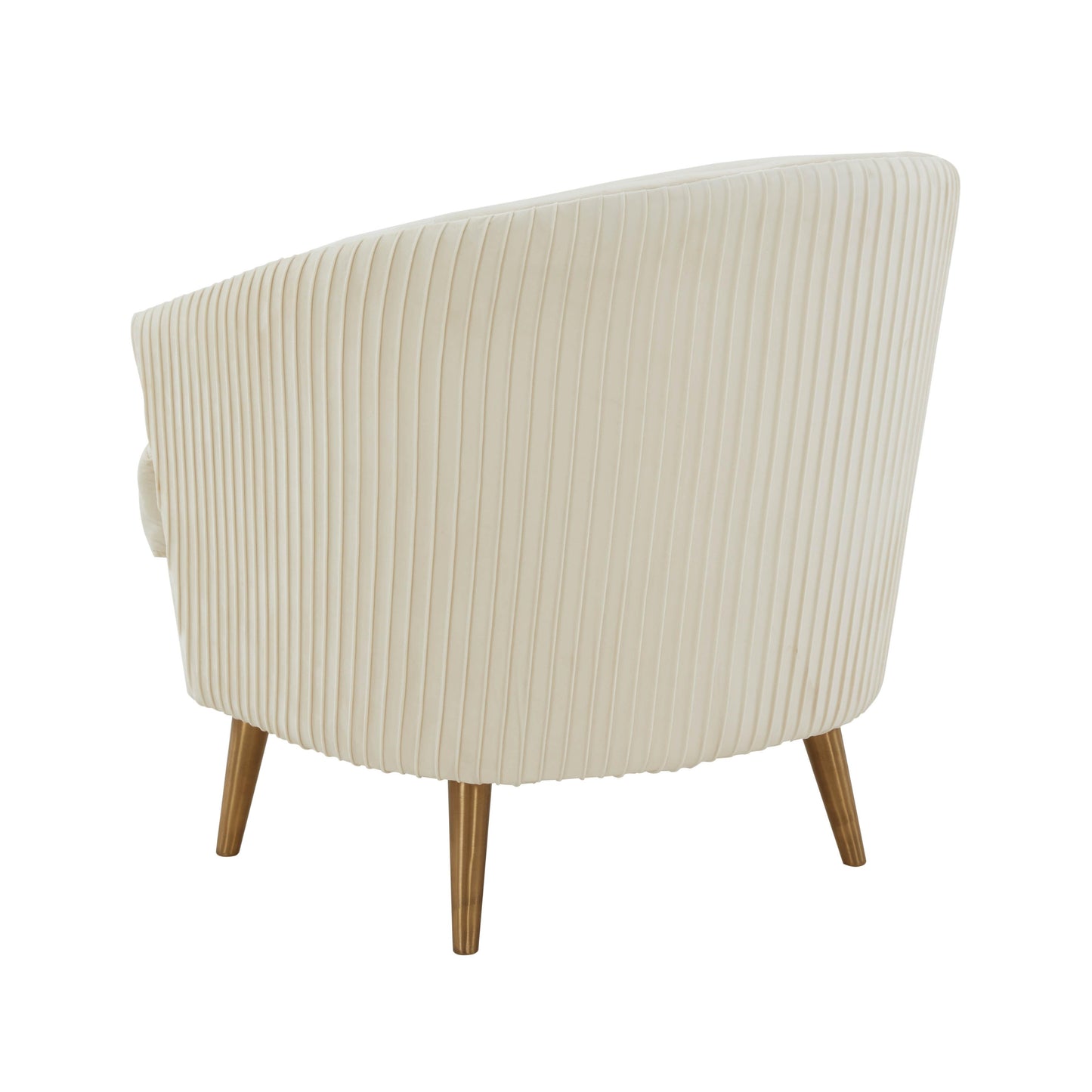 raipur cream velvet accent chair