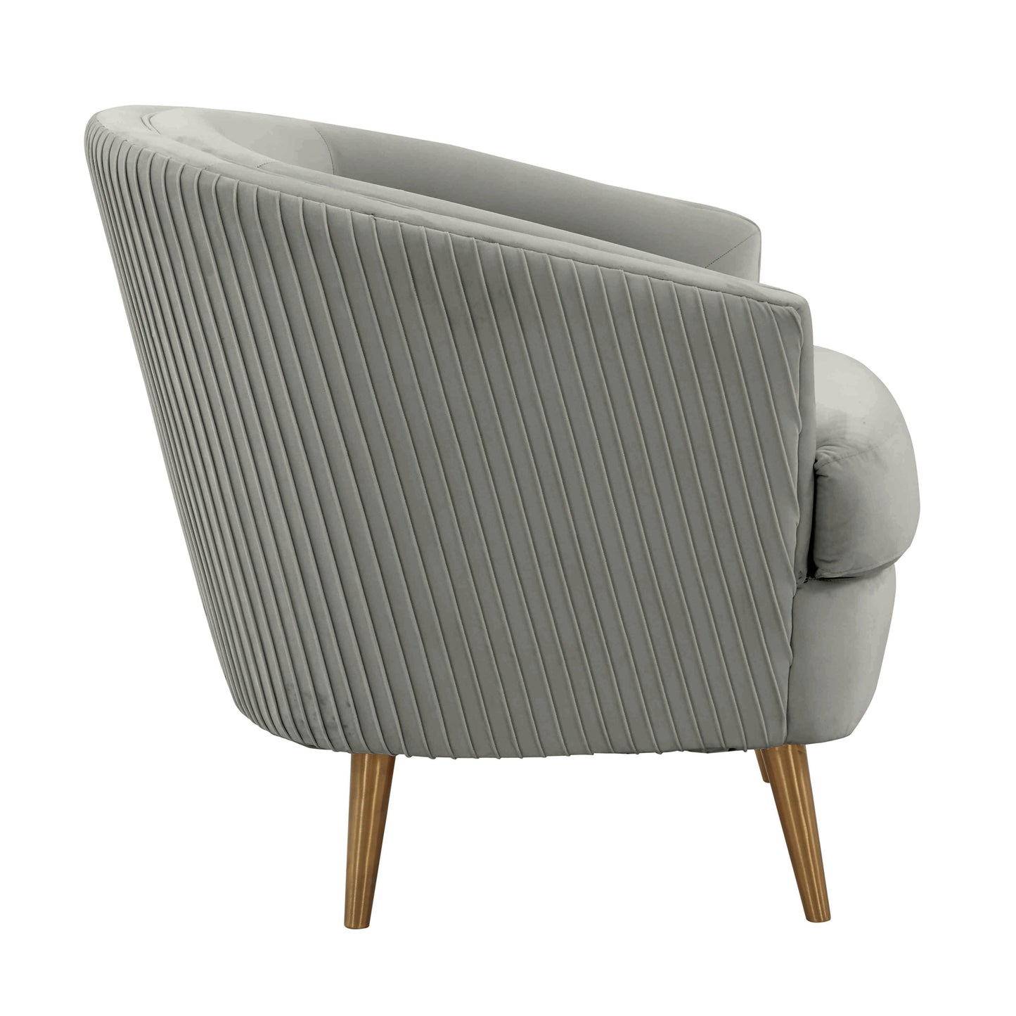 raipur light grey velvet accent chair