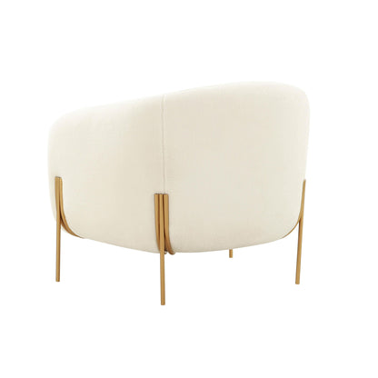 Mara Cream Shearling Accent Chair