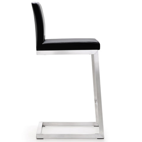 Scarlett Black Stainless Steel Counter Stool - Set of 2