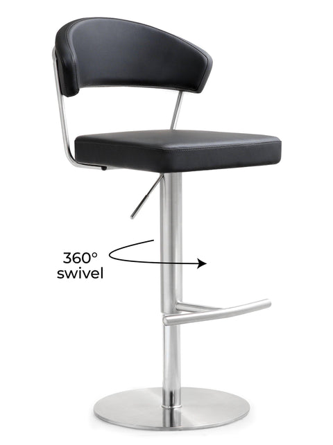 Florence Como Performance Vegan Leather Adjustable Stool - image 7