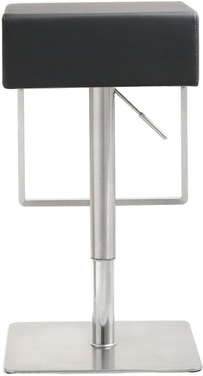 Cyril Black Stainless Adjustable Barstool