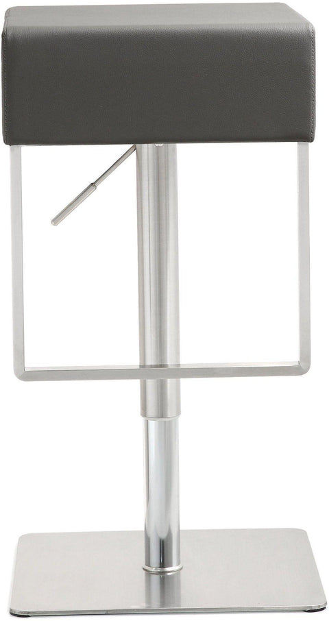 Cyril Grey Stainless Adjustable Barstool