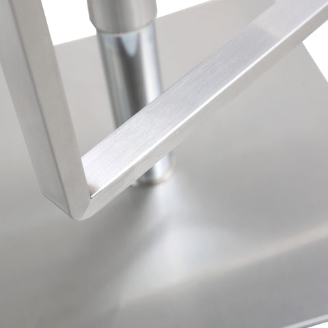 Cyril Grey Stainless Adjustable Barstool