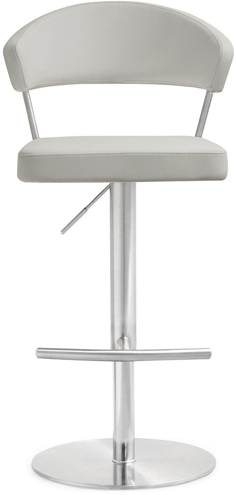 Helsinki Light Grey Stainless Steel Barstool